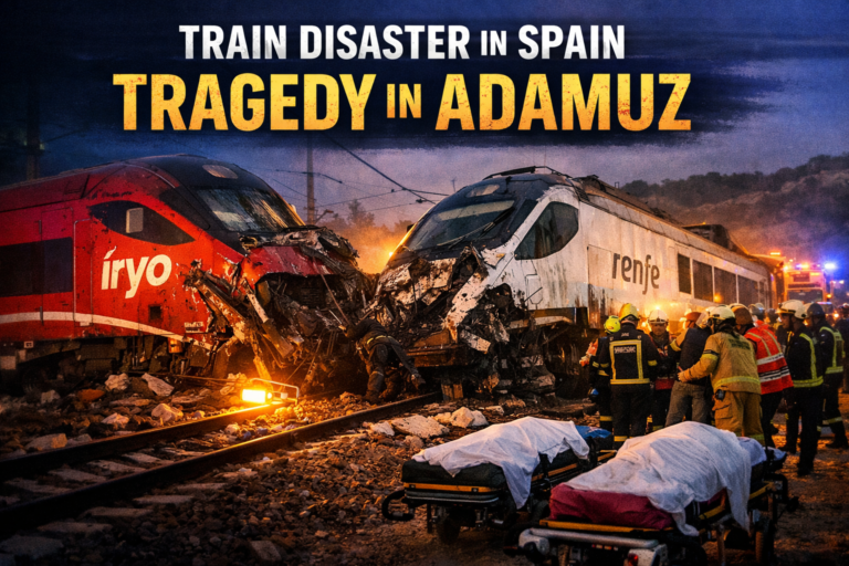 high-speed train collision in Spain