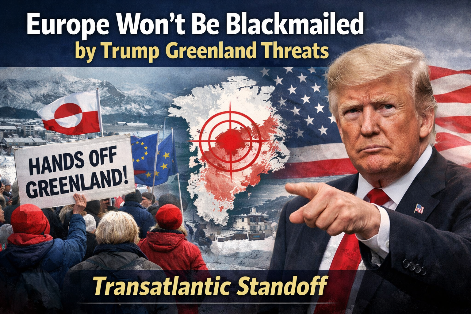 Europe won’t be blackmailed by Trump Greenland threats