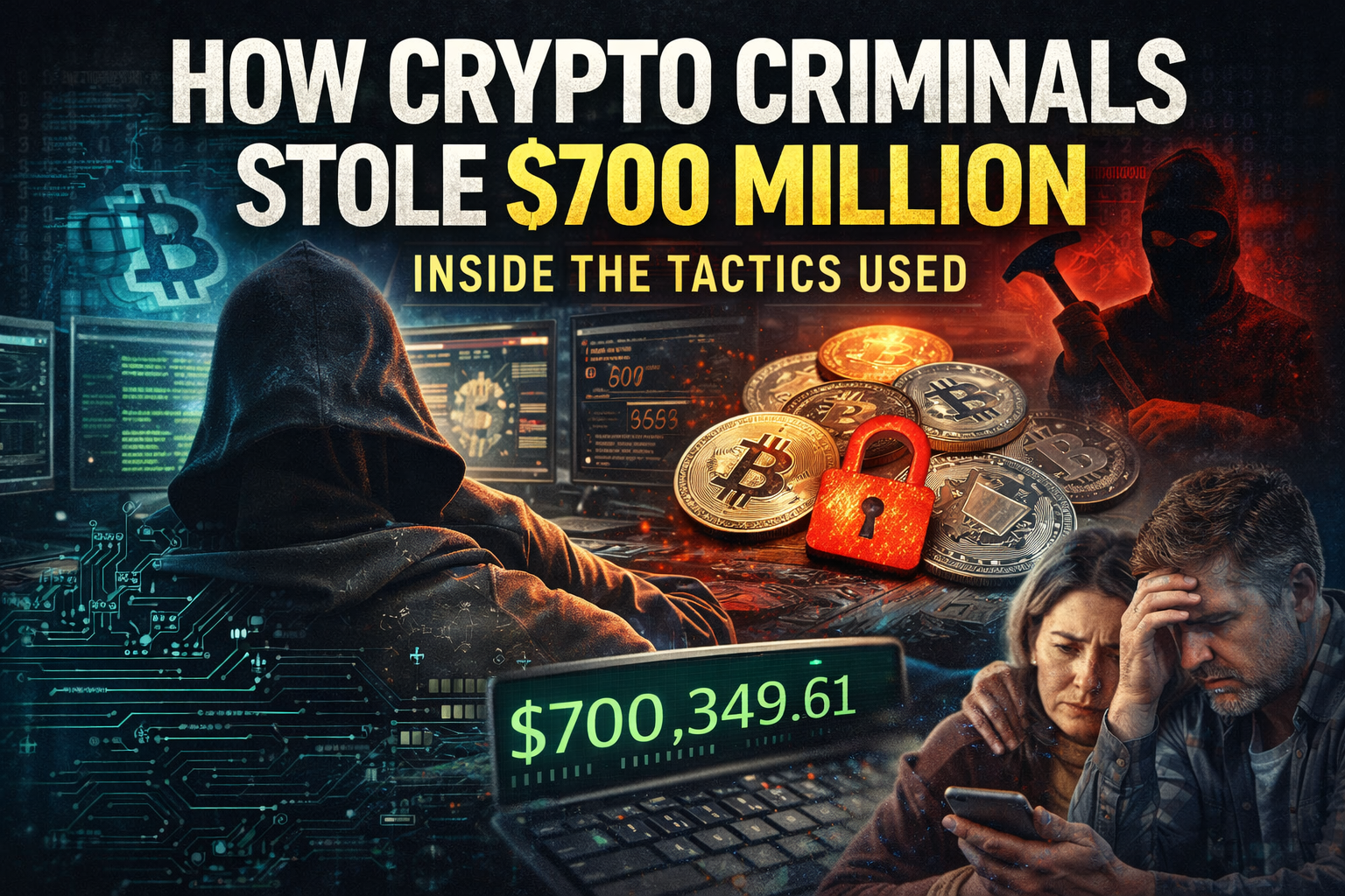 how crypto criminals stole $700 million from people using hacks