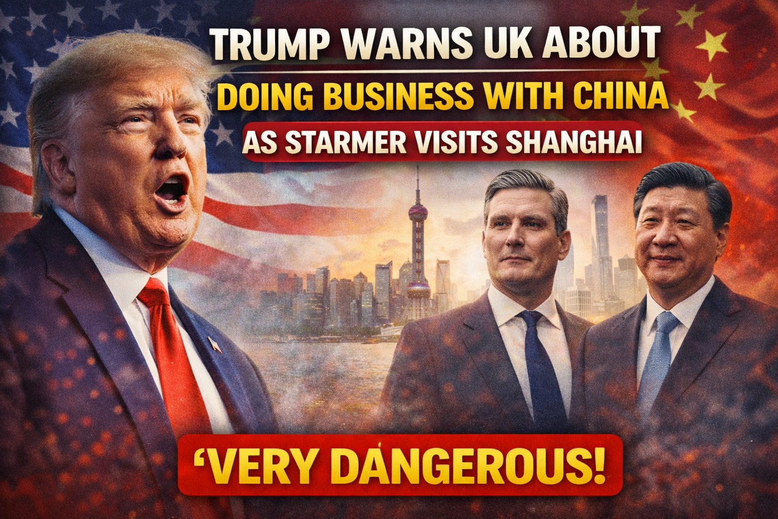 Trump Warns UK Over China Ties as Starmer