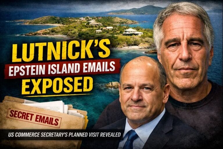 US Commerce Secretary Lutnick Epstein island emails